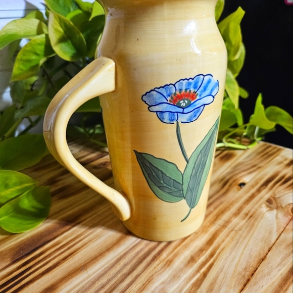 Vintage Blue Sky Stoneware Pitcher - Picture 6 of 6